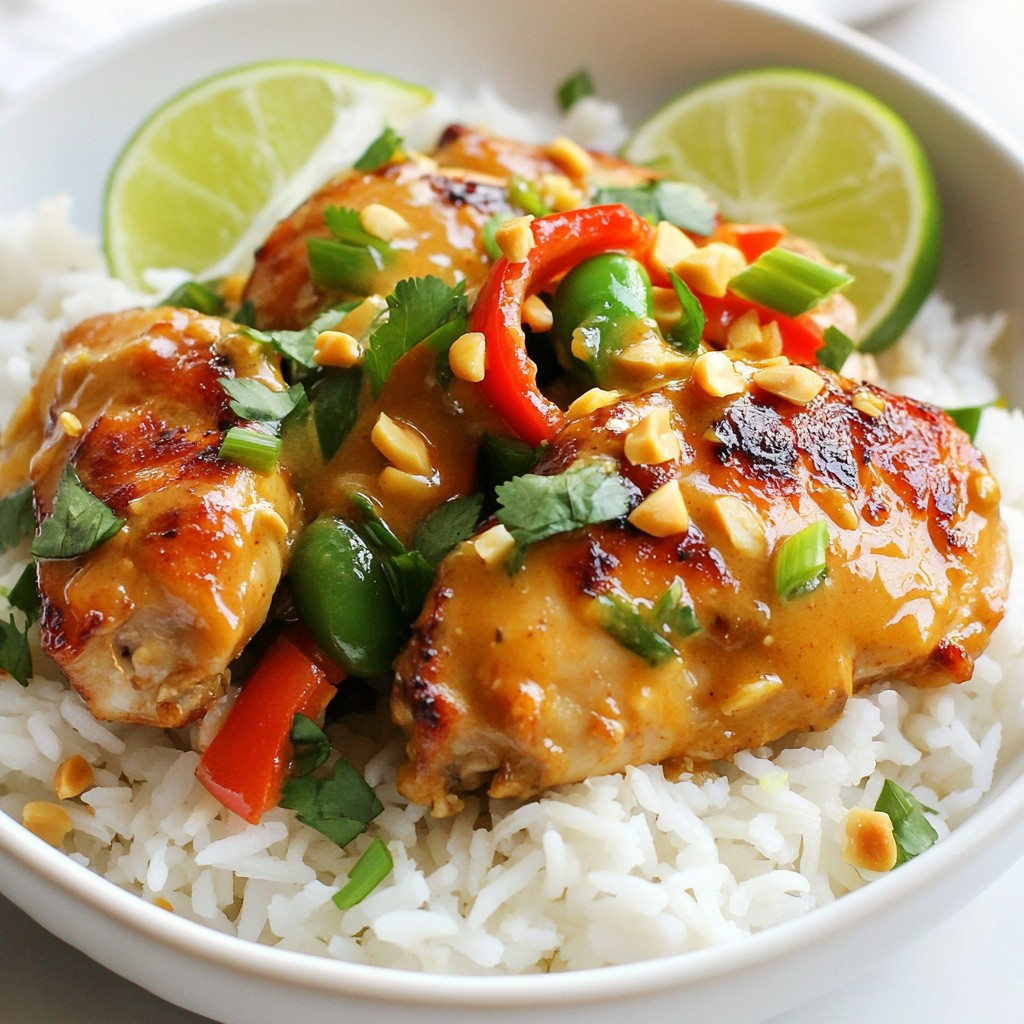 Spicy Thai Peanut Chicken Quick and Flavorful Meal