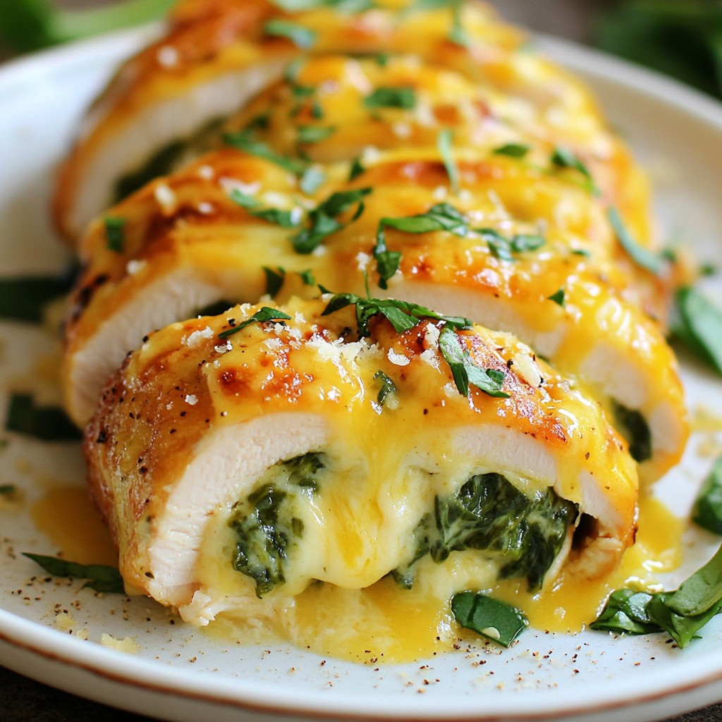Cheesy Spinach Stuffed Turkey Tenderloin Flavor Boost