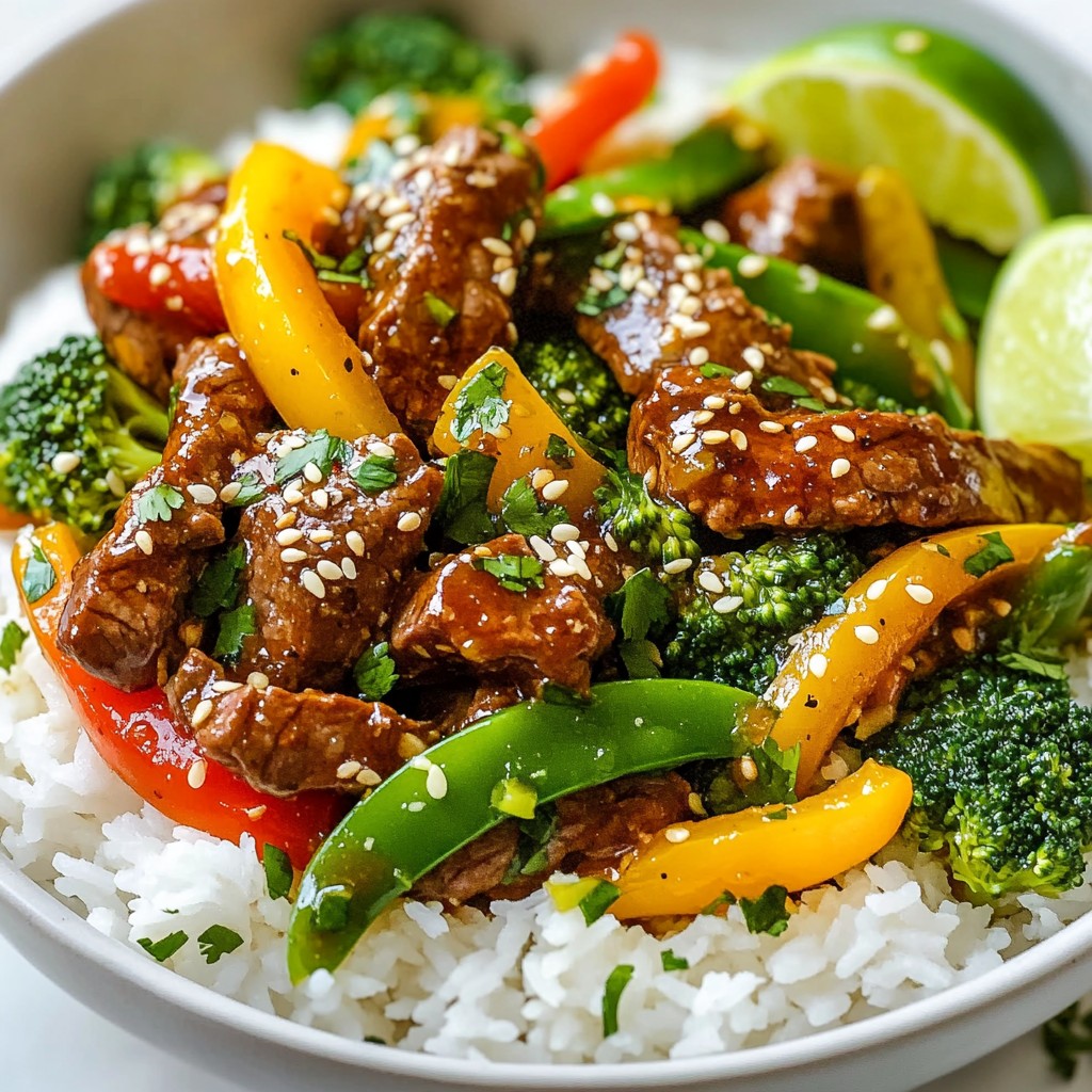 Garlic Ginger Beef Stir-Fry Tasty and Fast Meal