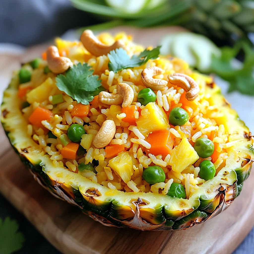 Thai Pineapple Fried Rice Simple and Tasty Recipe