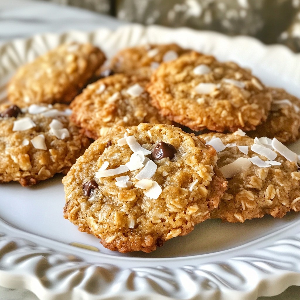 Coconut Banana Oat Cookies Tasty and Nutritious Treat