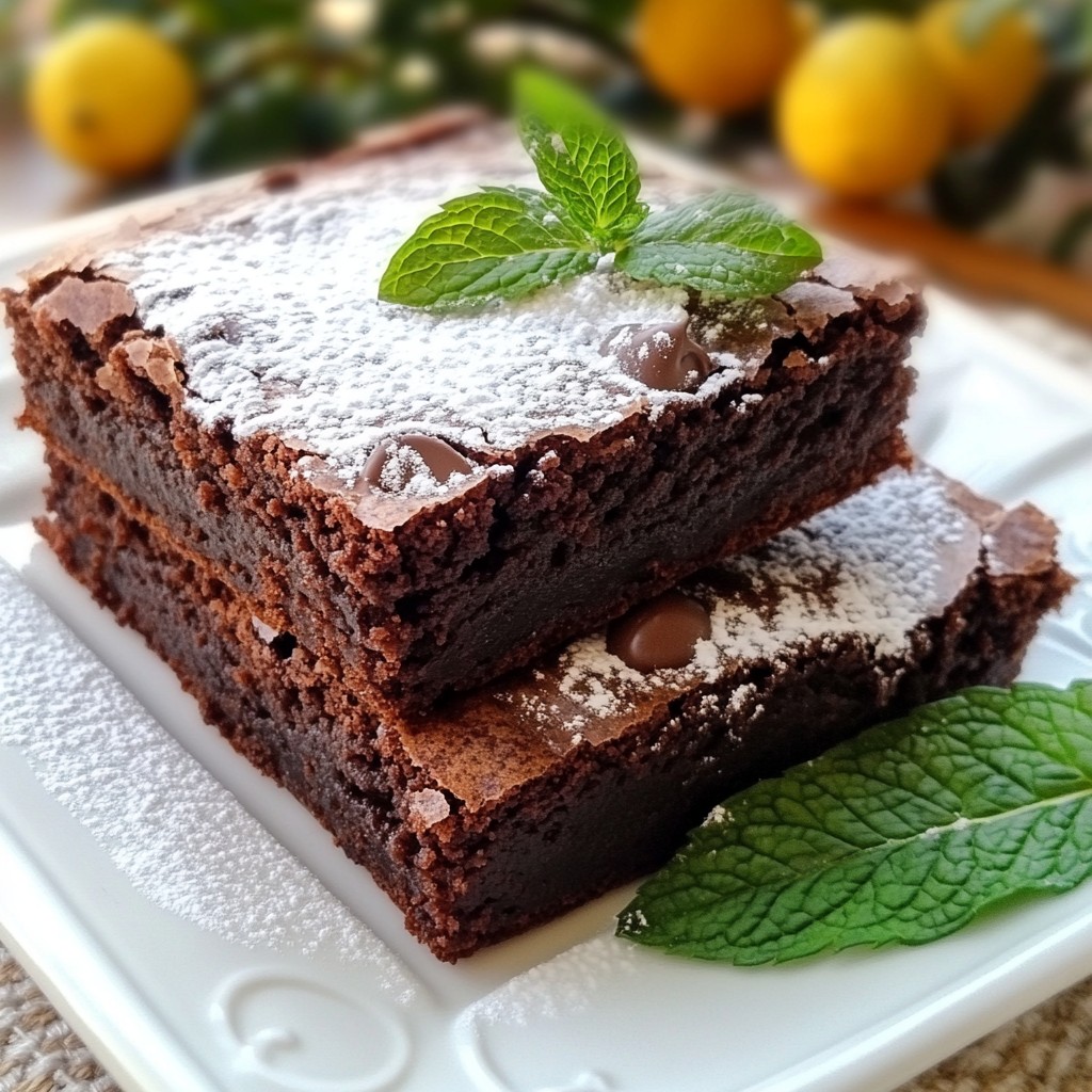 Mint Chocolate Chip Brownies Rich and Delightful Treat