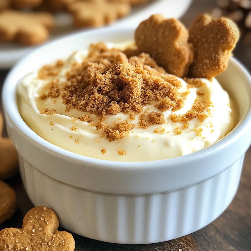 Gingerbread Cheesecake Dip Festive and Flavorful Treat