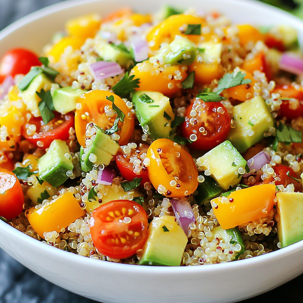 Honey Lime Quinoa Salad Fresh and Flavorful Treat