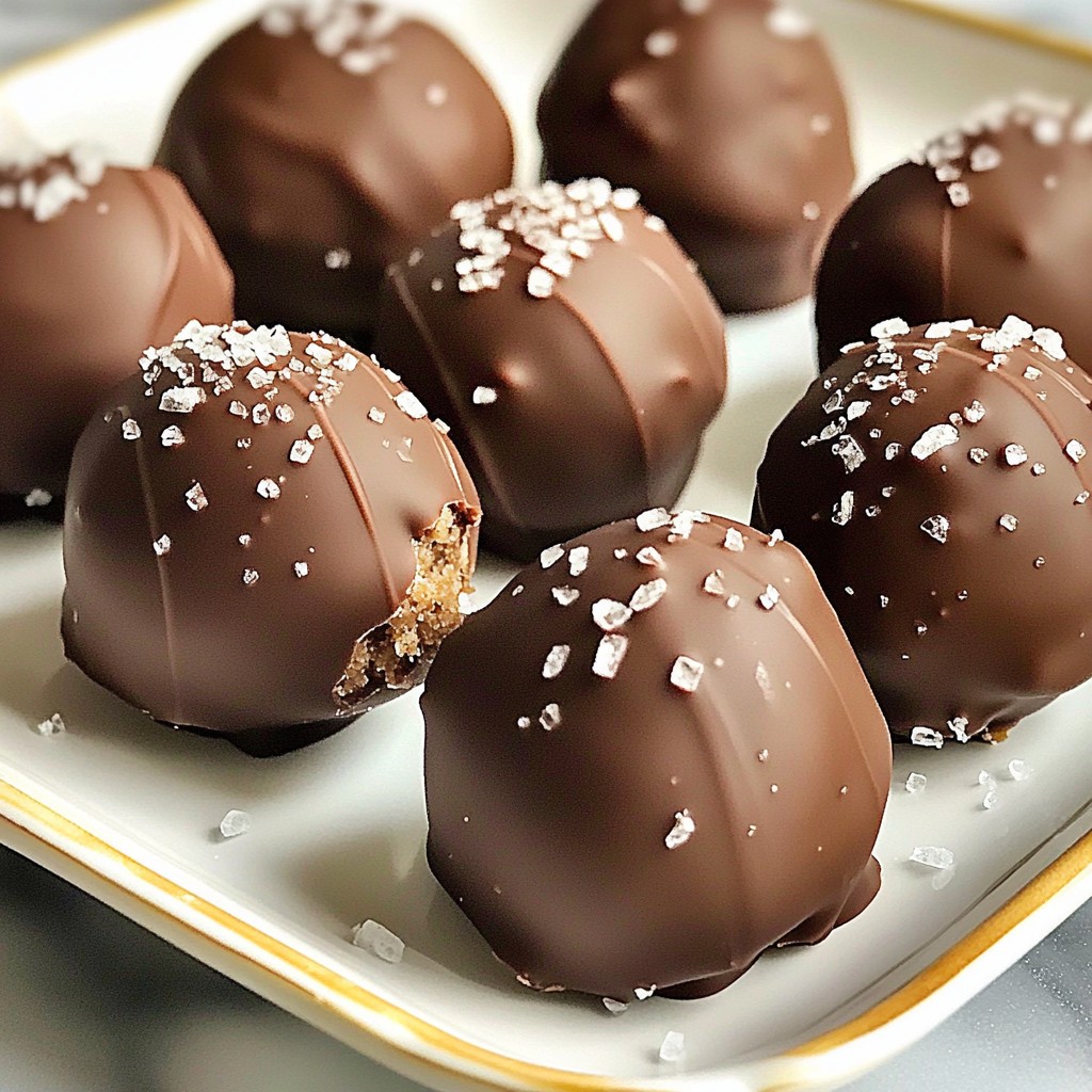Chocolate Chip Cookie Dough Truffles Delightful Treat