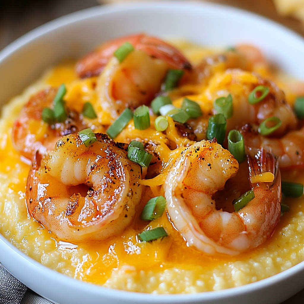 Garlic Butter Shrimp and Grits Cozy Comfort Meal