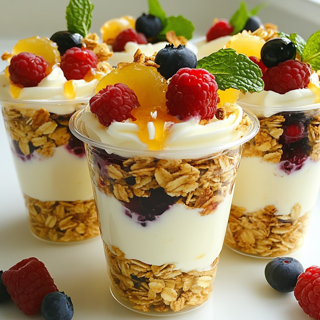 Greek Yogurt Parfait Pops Simple and Sweet Treat