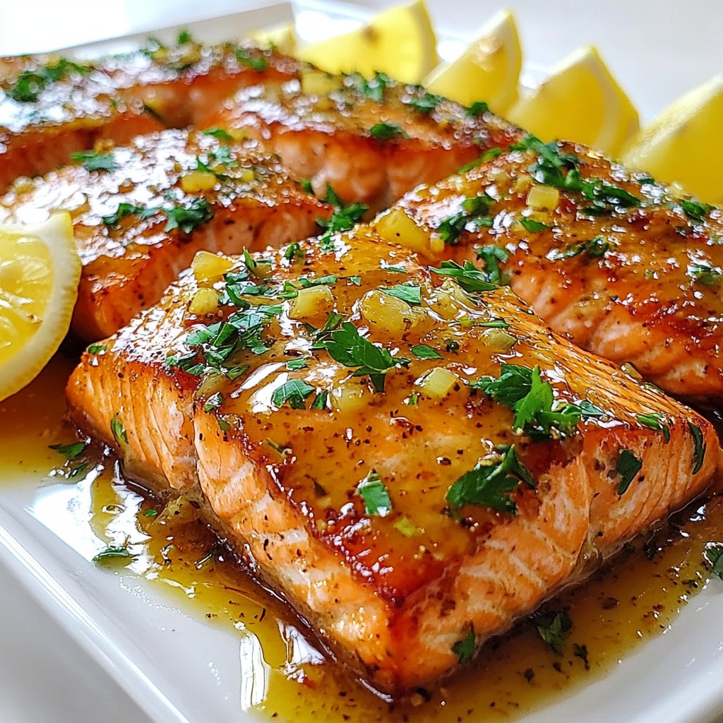 Honey Garlic Butter Salmon Quick and Flavorful Dish