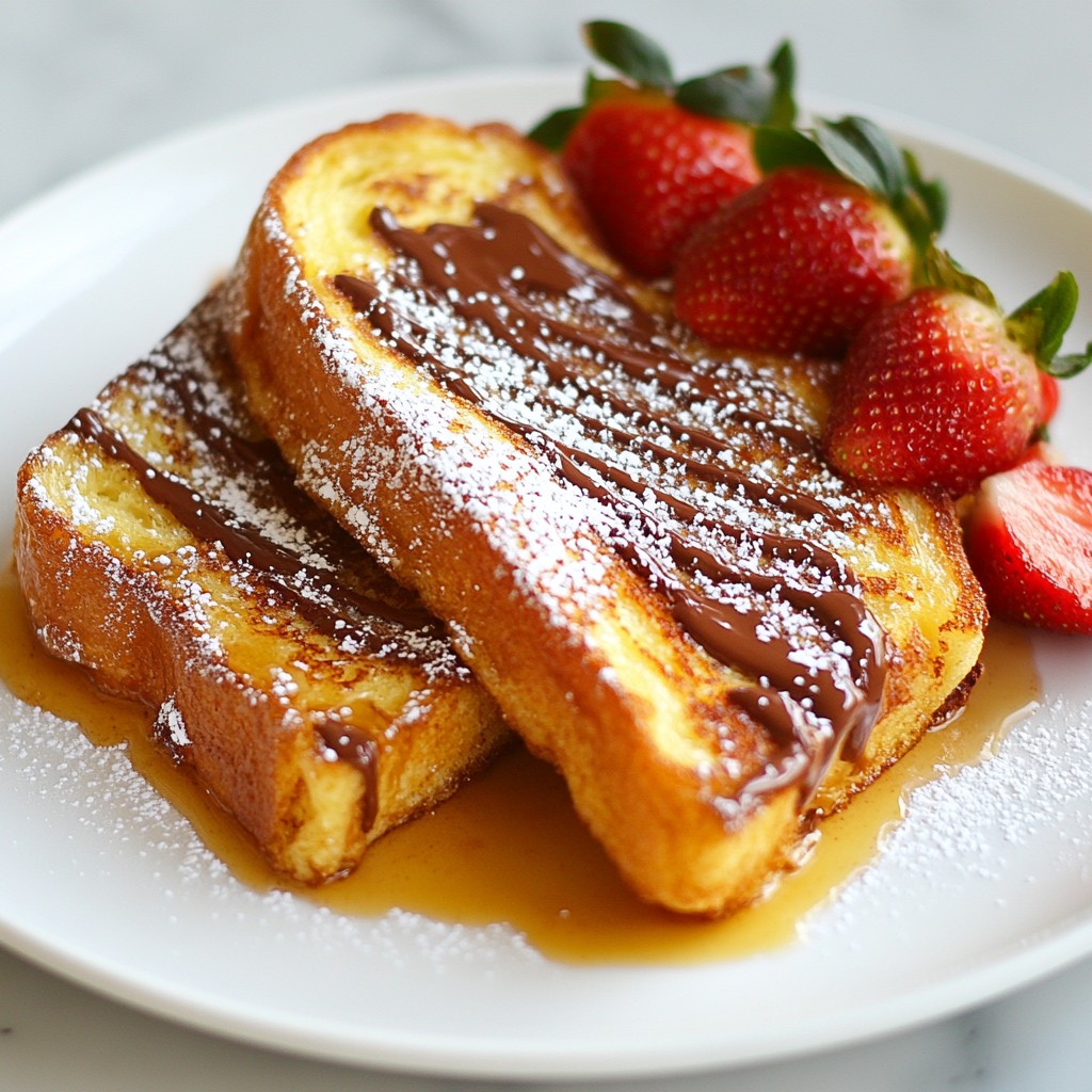 Nutella Stuffed French Toast Simple and Tasty Recipe