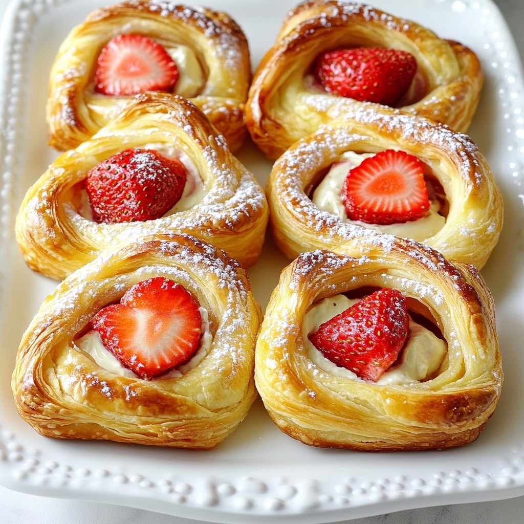 Strawberry Cream Cheese Danish Delight to Savor