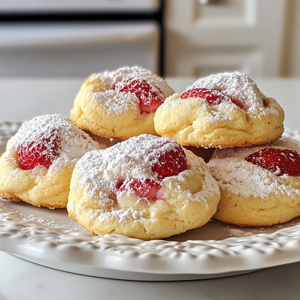 Delicious Strawberry Cream Cheese Cookies Easy Recipe