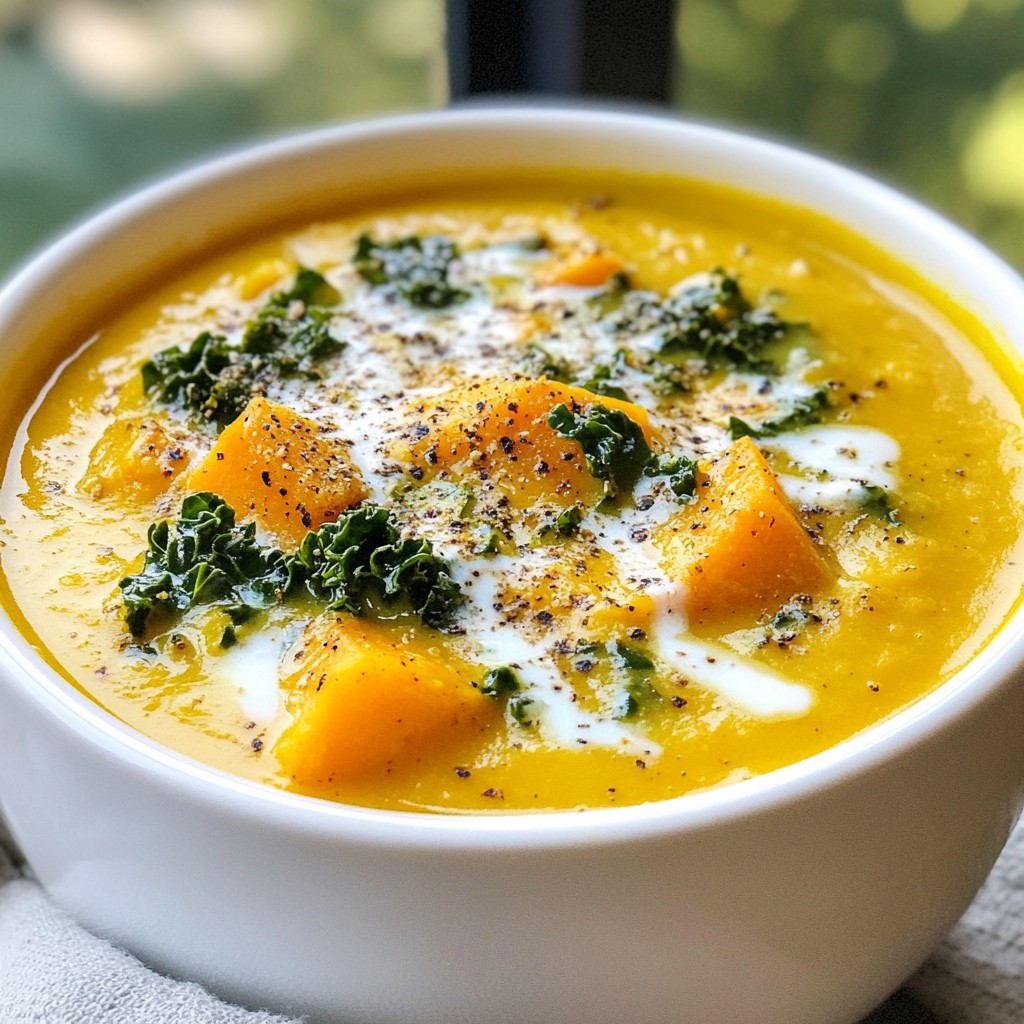Sweet Potato Kale Soup Flavorful and Nourishing Dish